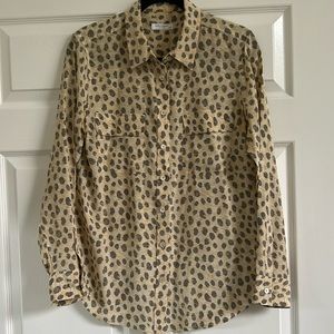 Equipment Femme size medium 100% silk blouse New